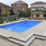 Cambridge liner installed to a rectangular pool