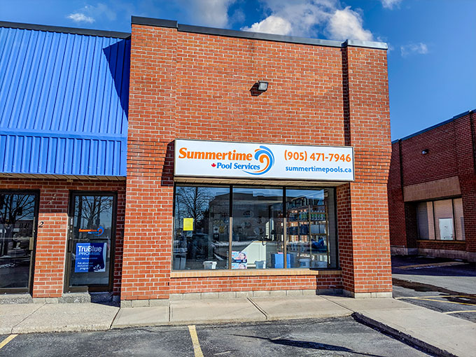 Summer Pool Services storefront in Markham, ON